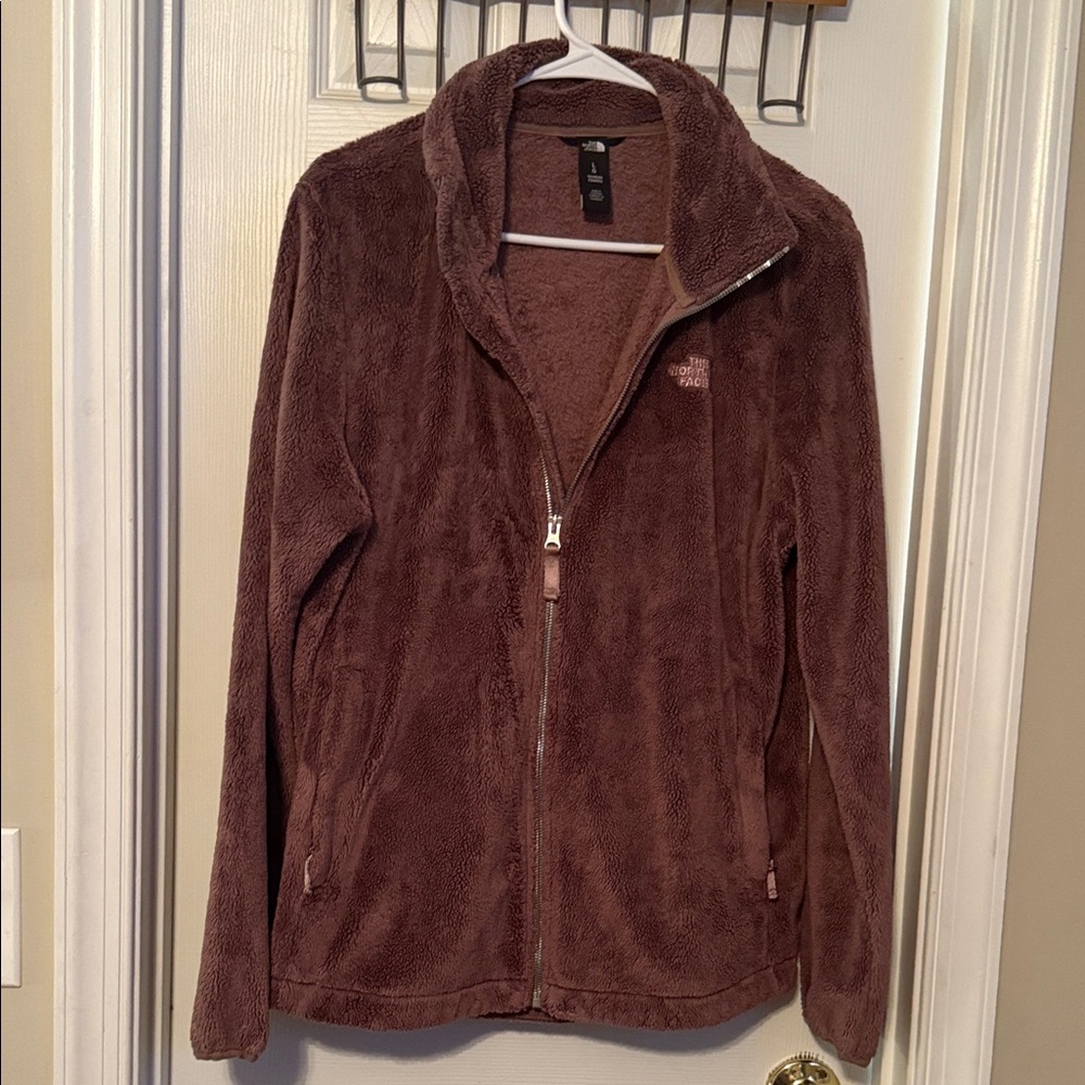 Like New Women's Mauve NORTH FACE Fleece Jacket SIZE LARGE